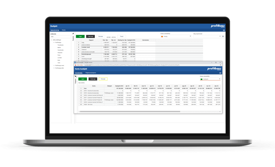 Budgeting Forecasting Profitbase