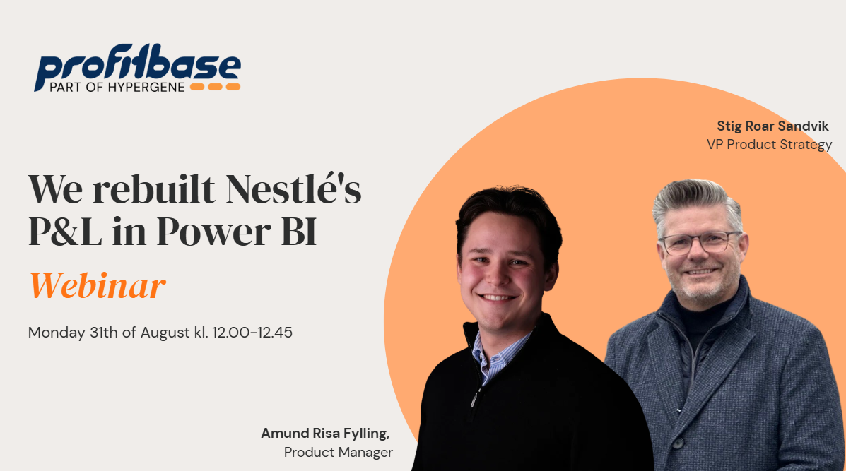 We rebuilt Nestlé’s P&L in Power BI – see how, live